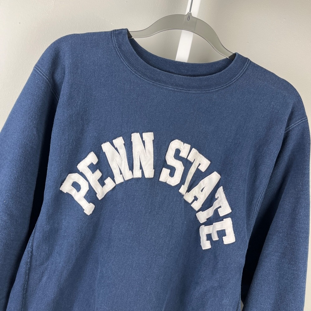 Vintage 90s Champion L Reverse Weave PENN STATE Crewneck Pullover Sweatshirt USA